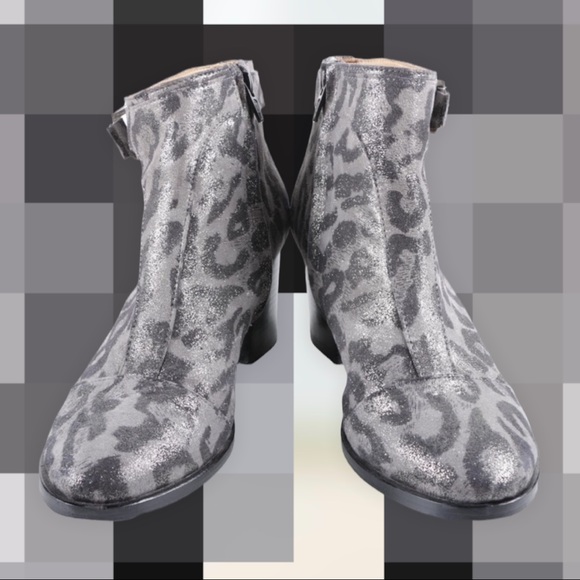 Thakoon Addition Leopard Print Leather Ankle Boots - Picture 3 of 11